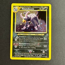 Pokemon TCG Houndoom Neo Discovery 04/75 Holo Rare Unlimited NM SWIRL picture
