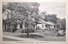 North Bridgton, ME The Wyonegonic and Camps - 1940s Postcard picture