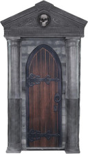Haunted Hill Farm 6.7-Ft. Motion-Activated Animatronic Mausoleum by Tekky picture