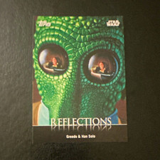 Topps 2016 Star Wars Card Trader Physical Reflections Insert R-1 Greedo picture