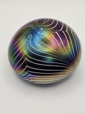 Vintage Iridescent Purple Art Glass 3