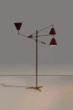 1950's Mid Century Angelo Modern Italian Style Arredoluce Triennale Floor Lamp picture