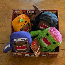 DOMO Domo-Kun 2026 Target Halloween Costume Plushies Complete Set Of 4 Plush NWT picture