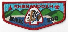 OA 258 Shenandoah WWW S15 Flap RED Bdr. Stonewall Jackson Area VA [MO-1782] picture