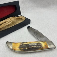 CASE XX 1965-1969 GENUINE STAG JUMBO BULLDOG CLASP KNIFE 5172 USA (33941) picture
