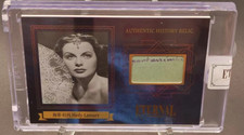 Hedy Lamarr Actress 2024 Eternal #/D 69/75 Cut Handwritten Letter Patch Card COA picture