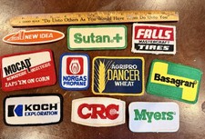 Vtg 1970s 1980s Farm Ag Patch Lot 10pc Koch Basagran Mocap Norgas Sutan picture