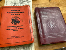 Appalachian  Adirondack guides  vintage hiking guide books ￼1976 75  picture