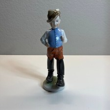Herend Hungary Figurine Little Tom Thumb Porcelain Boy Vintage Hand Painted picture