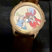 Vintage fantasma Captain Hook & Mr Smee  watch clock disney signature Box picture