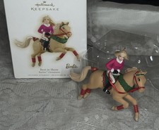 Best in Show Barbie Horse Hallmark Keepsake Ornament 2009 NEW IN BOX  picture