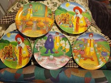 Vintage 1989 McDonalds McDonaldland Collector Plates Set of 5  picture