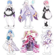 Anime Rezero Acrylic Desktop Stand Figure Collection Decor Gift picture