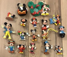 Lot Of 17 Vintage 90s Disney Mickey Mouse PVC Figures Applause Bendems picture