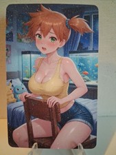 Misty Pokémon Glitter Anime Trading Card picture