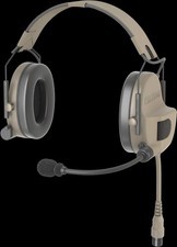 FALCOM OTE2000 Tan Headset Tactical Military Comms picture