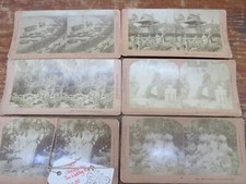 Lot of 12 Vintage BW Kilburn Photos wedding Stereoview Photos picture