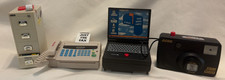 4 Vintage 90's Acme Refrigerator Magnets CAMERA Filing Cabinet FAX Computer picture