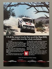Poster 1983 ISUZU 4x4 Pickup Truck Advertisement Baja 1000/Baja1000/Desert picture