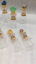 1Pcs Random Pick Luxury Crystal Glass Perfume Diffuser Empty Bottle Natural Raw picture
