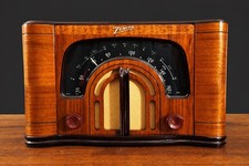 Old Antique Wood Zenith Vintage Tube Radio Converted to a Bluetooth Speaker picture
