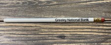 Vintage White Greeley National Bank Unsharpened Pencil  picture