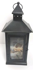 Vintage Thomas Kinkade Holiday Gathering LED Christmas Lantern Light Home Decor picture