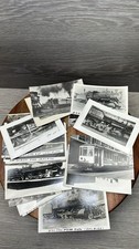 19 Vintage B&W Railroad Photos B&O Buffalo & Susquehanna Steam BONKE Trolley picture