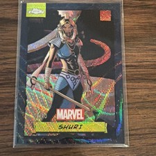2024 Topps Chrome Marvel Black Refractor /10 Shuri #29 SSP picture