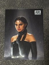 2021 Star Wars Galaxy Chrome Padme Amidala The Finest On Naboo #78 Base picture