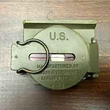 U.S. Military Lensatic Compass Mason Instrument Co Kansas City MO Militaria picture