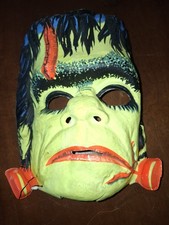 Vintage 1970's Ben Cooper Frankenstein Halloween Plastic picture