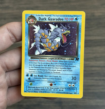 2000 Wizards Pokémon Team Rocket Dark Gyarados Holo Card 8/82 English LP picture