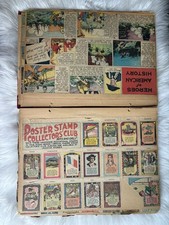 Vintage Scrapbook Collection Of History Newspaper Comics From 1935-1937 55 Pages picture