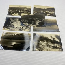 RPPC Mountains Birdseye Village Views Sunset Lot of 7 Japan Postcard Set 15 picture