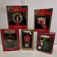 Hallmark Christmas Mouse Ornaments Set of 5 Chris Mouse picture
