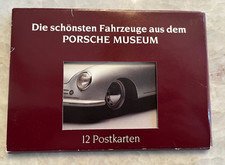PORSCHE MUSEUM OFFICIAL POSTCARD SET OF TWELVE CARDS BOXED picture