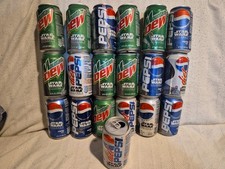 VTG 1999 Star Wars Episode 1 Pepsi Collector Cans Set Of 19 Empty  picture
