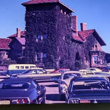 1972 Newport, RI Wakehurst Mansion Salve Regina College Corvette VW Bus Slide picture