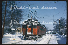 R DUPLICATE SLIDE - CSS&SB South Shore 25 MU Electric Action in Snow picture