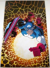 🔵🔥 CAPTAIN AMERICA #1 FRANK MILLER 1:100 VIRGIN VARIANT MARVEL 2023 AVENGERS picture