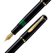 pelikan m200 Black fountain pen Fine Nib F nib picture