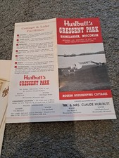 Vintage Brochure for Hurlbut's Crescent Park Rhinelander Wisconsin 1971 picture