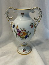 Herend Handpainted Porcelain Vase with Fruit and Floral Motifs picture