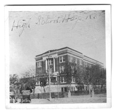 Antique ? 1923 Photo St Anthony's Hospital Hays Kansas Architecture Car Vintage picture
