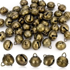 50 Pcs Vintage Antique Jingle Bells, 1 Inch Vintage Bronze Jingle Bells, Antique picture