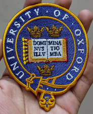 University Of Oxford Logo Iron On Patch - Sew Patch-Embroidered Patch 3.5