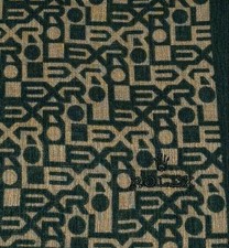 Vintage ROLEX Novelty Pocket Square Handkerchief Dark Green Monogram 2000s VIP picture