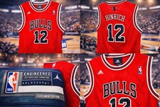 NWT adidas Chicago Bulls Kirk Hinrich 12 Swingman Jersey Red Youth XL picture