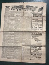 Vintage Feb. 1919 Keller Newspaper The San Poil Eagle Ferry County, Washington picture